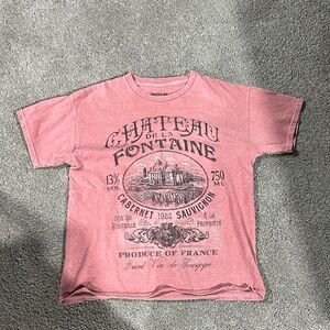 Woman’s Pink Graphic T-Shirt